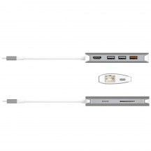 Docking Station j5create USB-C 9-in-1 Multi Adapter JCD383-N