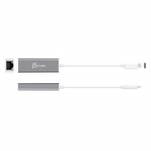 Placa de retea j5create USB-C to Gigabit Ethernet Adapter JCE133G-N