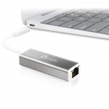 Placa de retea j5create USB-C to Gigabit Ethernet Adapter JCE133G-N