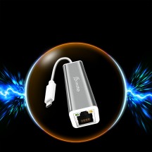 Placa de retea j5create USB-C to Gigabit Ethernet Adapter JCE133G-N