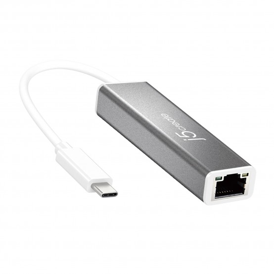 Placa de retea j5create USB-C to Gigabit Ethernet Adapter JCE133G-N