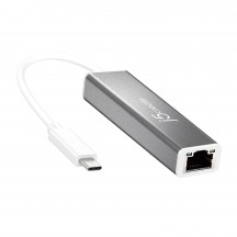 Placa de retea j5create USB-C to Gigabit Ethernet Adapter JCE133G-N