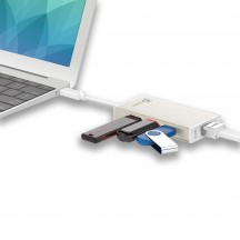 Hub j5create USB-C Gigabit Ethernet & Hub Multi Adapter JCH471-N