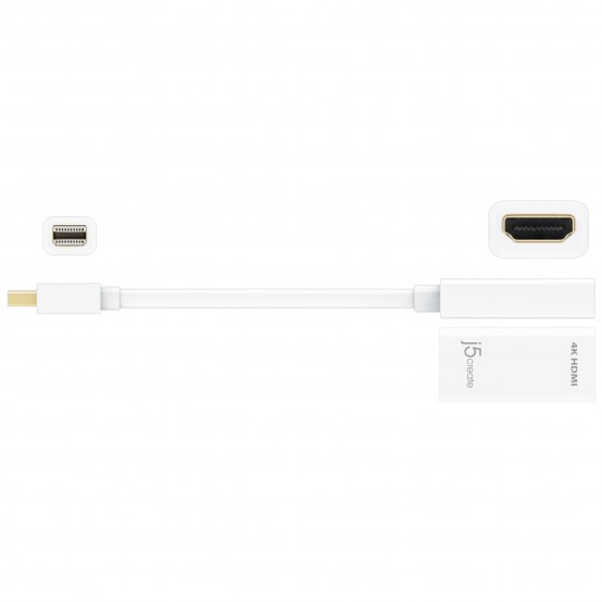 Adaptor j5create mini DisplayPort to 4K HDMI Adapter JDA159-N