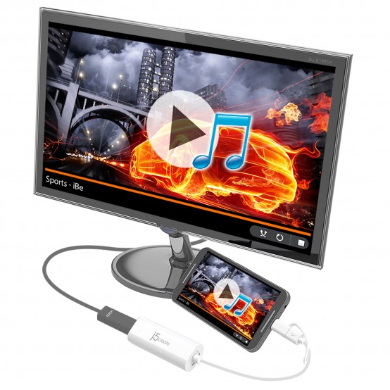 Adaptor j5create Android USB to HDMI Display Adapter JUA165C-N