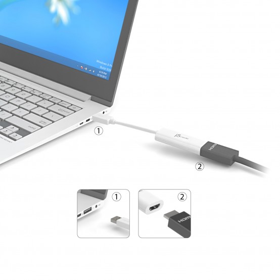 Adaptor j5create USB to HDMI Multi-Monitor Adapter JUA254-N