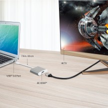 Adaptor j5create USB 3.0 to 4K HDMI Display Adapter JUA354-N