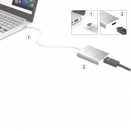 Adaptor j5create USB 3.0 to 4K HDMI Display Adapter JUA354-N