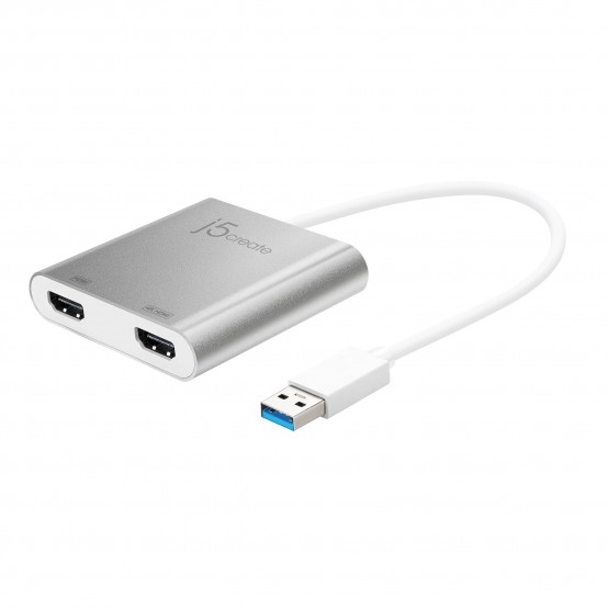 Adaptor j5create USB 3.0 to Dual HDMI Multi-Monitor Adapter JUA365-N