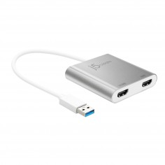Adaptor j5create USB 3.0 to Dual HDMI Multi-Monitor Adapter JUA365-N 2