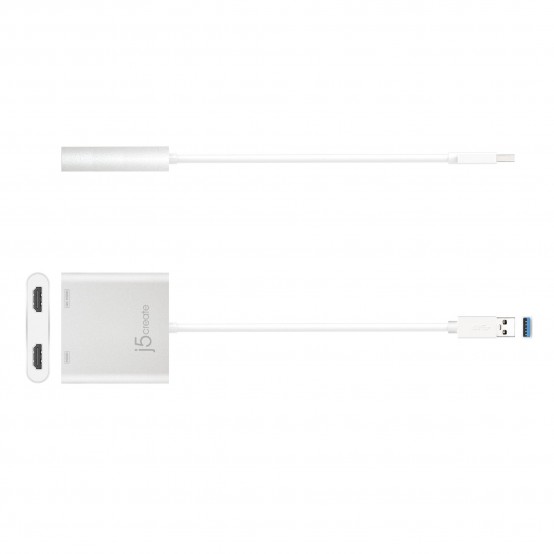 Adaptor j5create USB 3.0 to Dual HDMI Multi-Monitor Adapter JUA365-N