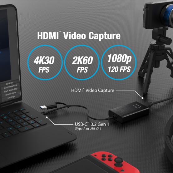 Adaptor j5create 4K HDMI Capture Adapter JVA11-N
