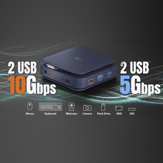 Docking Station J5Create Type-C Dock Dual 4K HDMI JCD3196-N