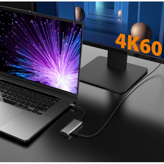 Docking Station j5create 4K60 Elite USB-C 10Gbps Travel Dock JCD392-N