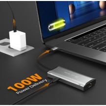 Docking Station j5create 4K60 Elite USB-C 10Gbps Travel Dock JCD392-N