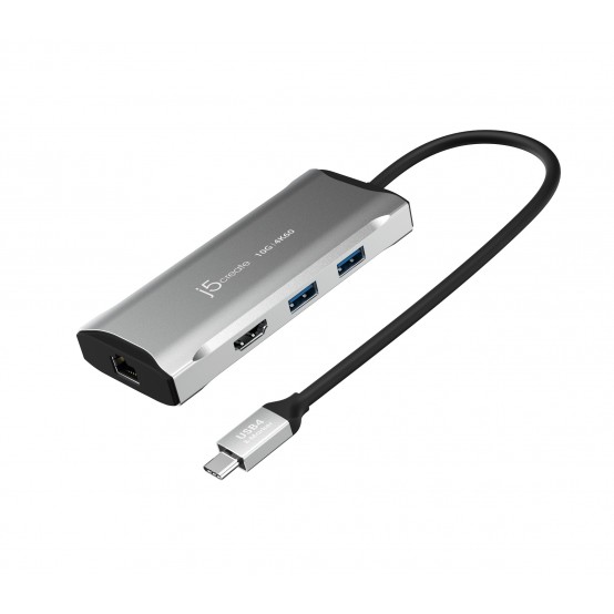 Docking Station j5create 4K60 Elite USB-C 10Gbps Travel Dock JCD392-N