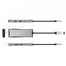 Docking Station j5create 4K60 Elite USB-C 10Gbps Mini Dock JCD393-N
