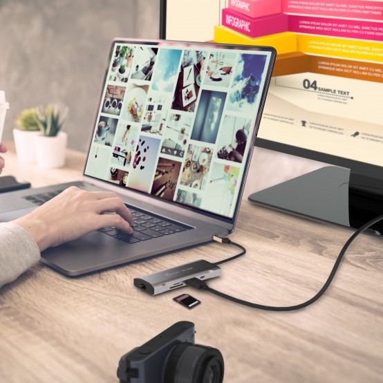 Docking Station j5create 4K60 Elite USB-C 10Gbps Mini Dock JCD393-N