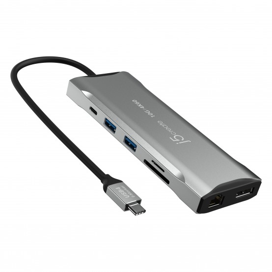 Docking Station j5create 4K60 Elite USB-C Triple-Monitor 10Gbps Mini Dock JCD397-N