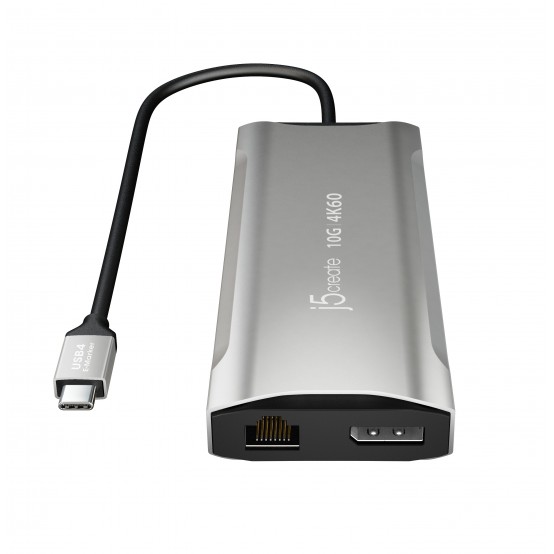 Docking Station j5create 4K60 Elite USB-C Triple-Monitor 10Gbps Mini Dock JCD397-N