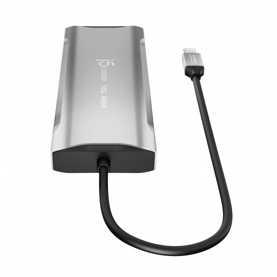Docking Station j5create 4K60 Elite USB-C Triple-Monitor 10Gbps Mini Dock JCD397-N