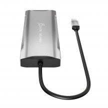 Docking Station j5create 4K60 Elite USB-C Triple-Monitor 10Gbps Mini Dock JCD397-N