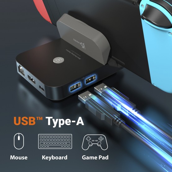 Docking Station J5Create Mini for Nintendo Switch JCD620-N