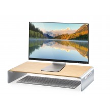 Suport j5create Wood Monitor Stand with Docking Station JCT425-N