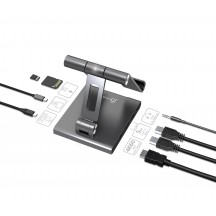Suport j5create Multi-Angle Stand with Docking Station for iPad Pro JTS224-N