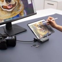 Suport j5create Multi-Angle Stand with Docking Station for iPad Pro JTS224-N
