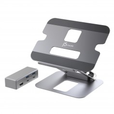 Suport j5create Multi-Angle 4K Docking Stand JTS327-N 2