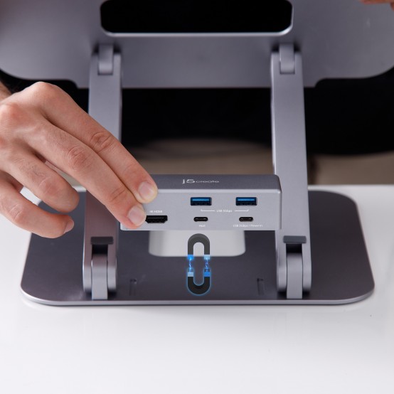 Suport j5create Multi-Angle 4K Docking Stand JTS327-N