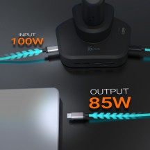 Suport J5Create Ergonomic Monitor Mount with Dock JTSA301-N