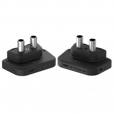 Suport J5Create Ergonomic Dual-Monitor Mount with Docking Station JTSA302-N 2