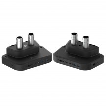 Suport J5Create Ergonomic Dual-Monitor Mount with Docking Station JTSA302-N