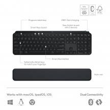 Tastatura Logitech MX Keys S Combo 920-011614