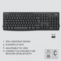 Tastatura Logitech MK370 Combo for Business 920-012077