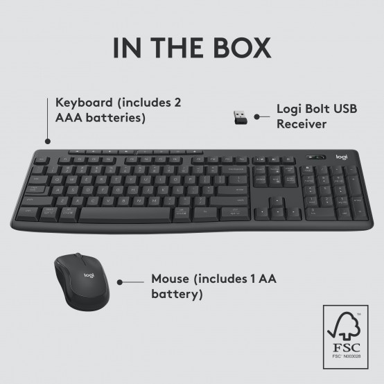 Tastatura Logitech MK370 Combo for Business 920-012077