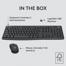 Tastatura Logitech MK370 Combo for Business 920-012077