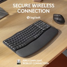 Tastatura Logitech Wave Keys for Business - Ergonomic Keyboard 920-012334 2