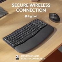 Tastatura Logitech Wave Keys for Business - Ergonomic Keyboard 920-012334