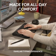 Tastatura Logitech Wave Keys for Business - Ergonomic Keyboard 920-012334