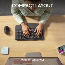 Tastatura Logitech Wave Keys for Business - Ergonomic Keyboard 920-012334