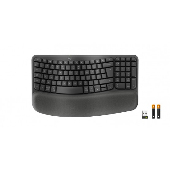 Tastatura Logitech Wave Keys for Business - Ergonomic Keyboard 920-012334