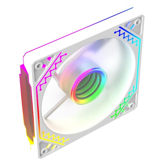 Ventilator Aqirys Reverse Blade Cetus 6P-12DLRB16W-ARGB AQRYS_6P12DLRB16W