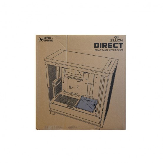 Carcasa Super Flower Zillion Direct D202 SF-D202-NFAN-BK
