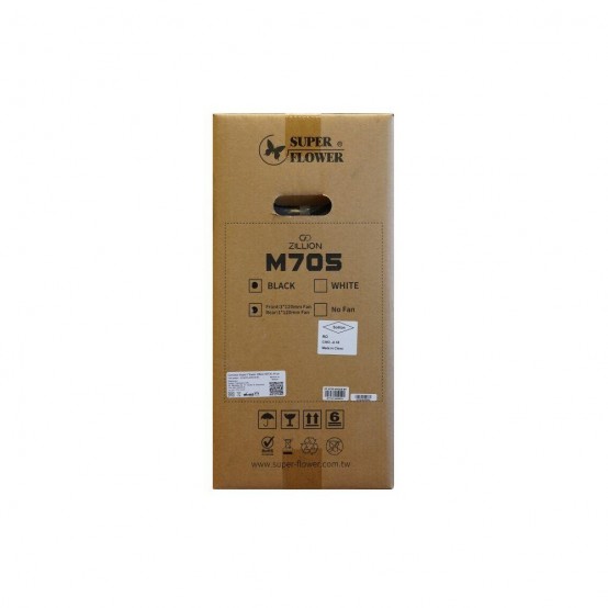 Carcasa Super Flower Zillion M705 4Fan ARGB SF-M705-4ARGB-BK