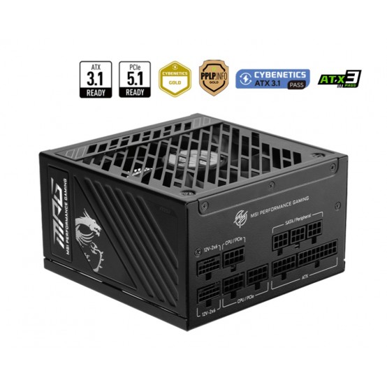 Sursa MSI MPG A1250GS PCIE5 306-7ZPFX11-CE0