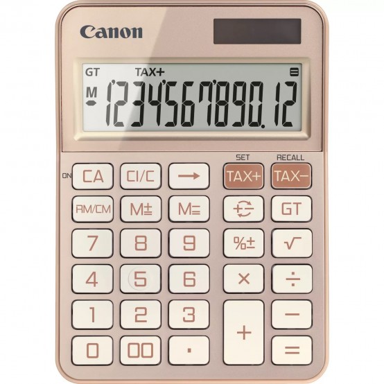 Calculator de birou Canon KS-125KB Red Gold 6818C001AA