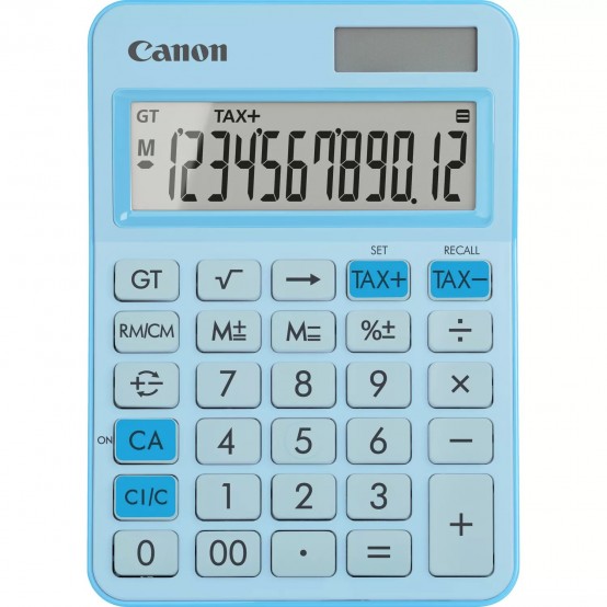 Calculator de birou Canon LS-125KB Pastel Blue 6819C003AA